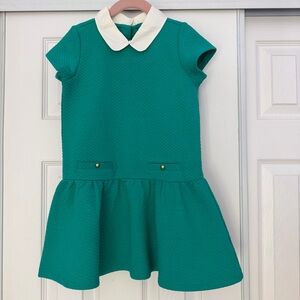 Janie and Jack Green Collared Girls 
Dress Size 5